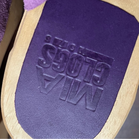MIA Purple Suede Women's Mules - Picture 8 of 10